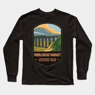 Ribblehead Viaduct Yorkshire Dales National Park Long Sleeve T-Shirt